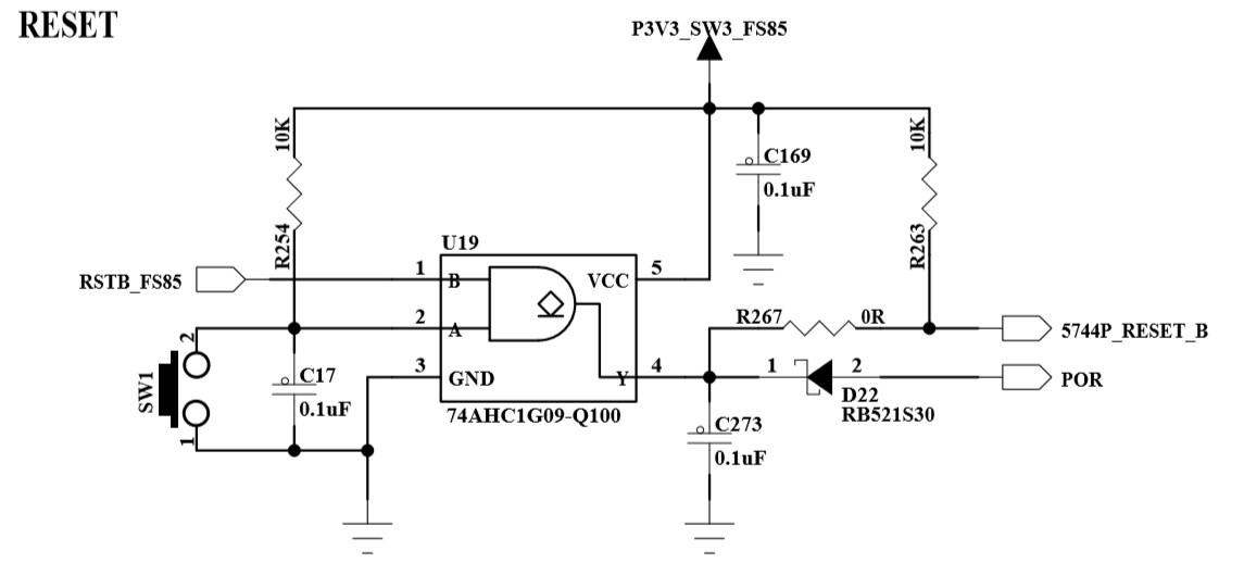 74AHC1G09 芯片设计电路图