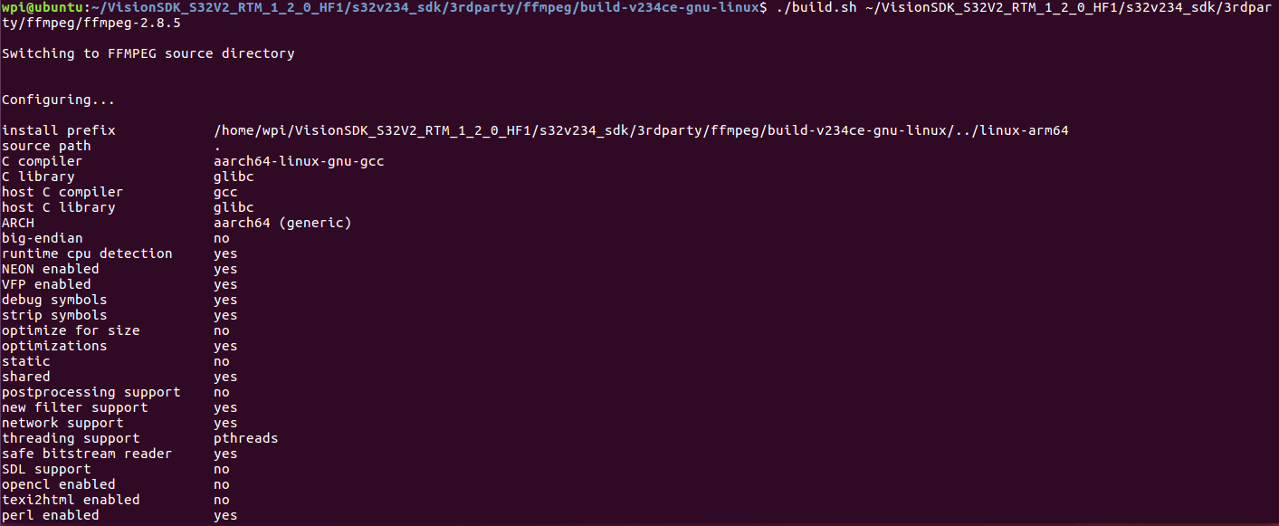S32V Yocto BSP19 VSDK1 3 0 