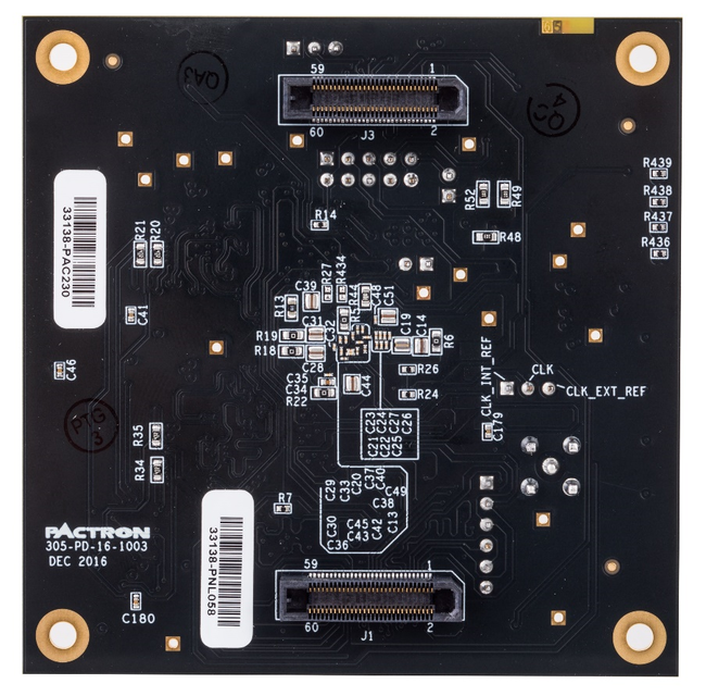 圖 5.3  Lattice CrossLinkLIF-MD6000 Input Sensor Board Bottom View
