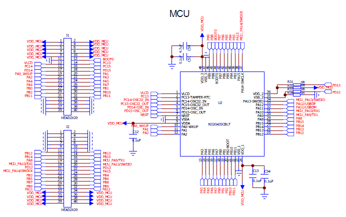 MCU 及 I/O 电路