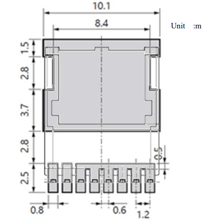 Reference Pad Dimensions + Company A TOLL 