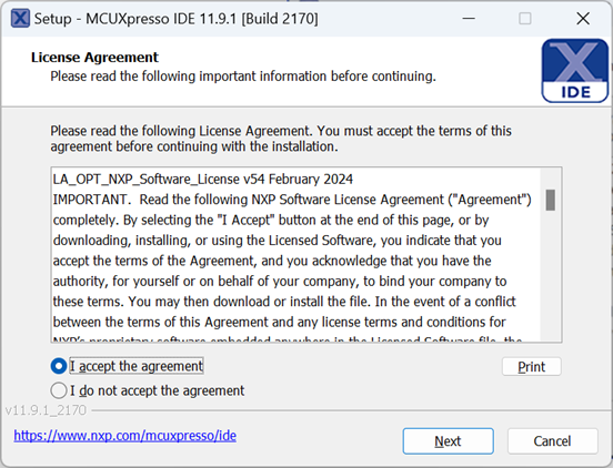 圖 3.4 IDE 安裝界面
