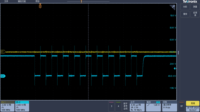 圖 3.5 SCL 發送的波形
