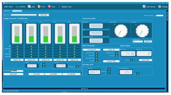 配套軟體運行應用例程