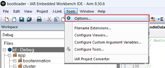 E3 IAR Jlink Debugging Method Introduction