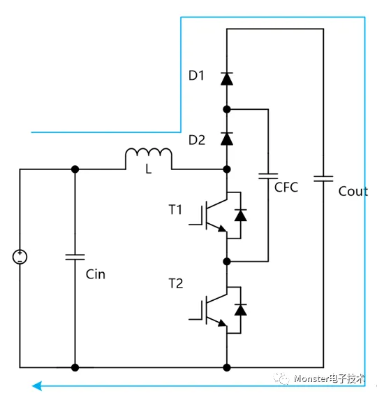 Boost飛跨電容工作原理