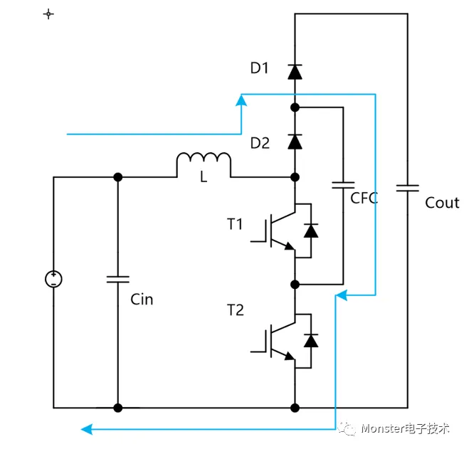 Boost飛跨電容工作原理