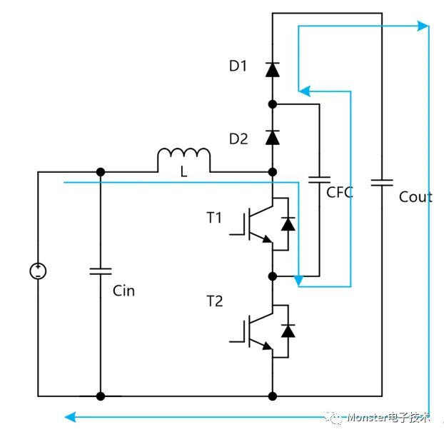 Boost飛跨電容工作原理