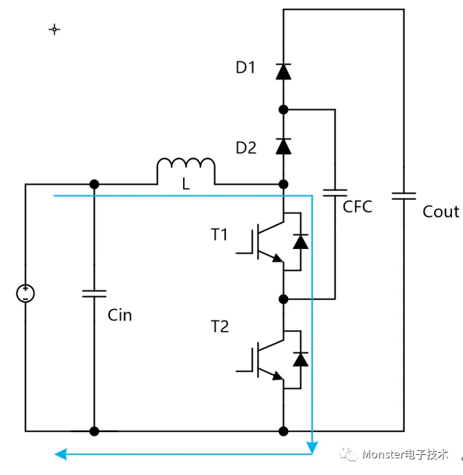 Boost飛跨電容工作原理