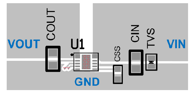輸入電容和二極體的擺放
