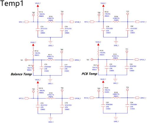 圖 2 MC33774A 溫度採樣電路