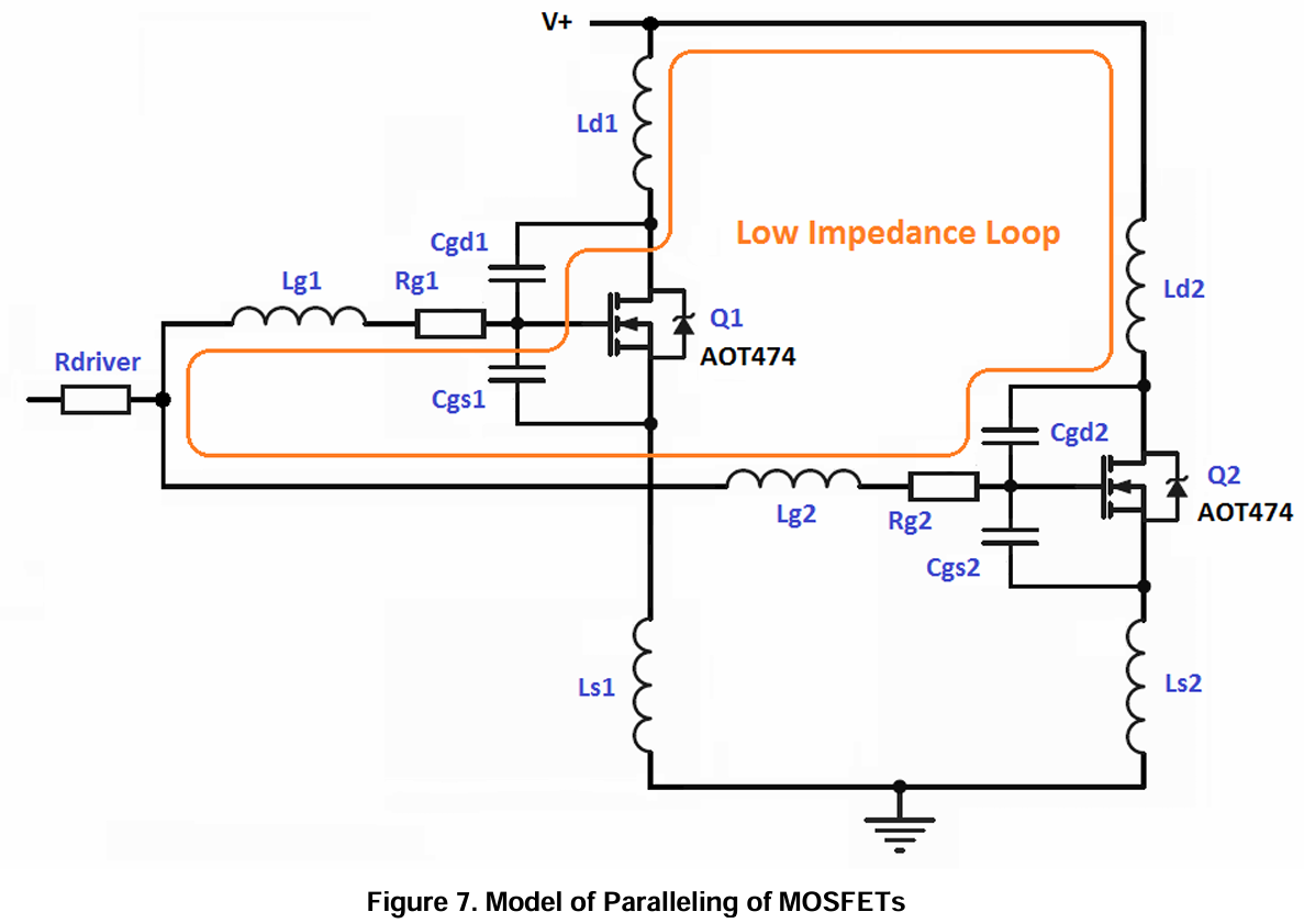 並聯功率MOSFETs 在開關上的應用(2)