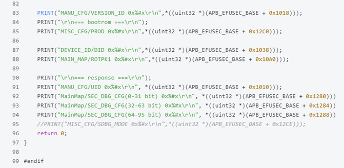 SemiDrive E3 Secure Debug 函數方式驗證