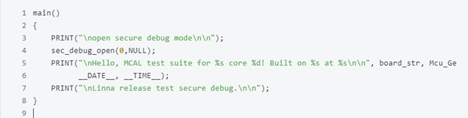 SemiDrive E3 Secure Debug 函數方式驗證