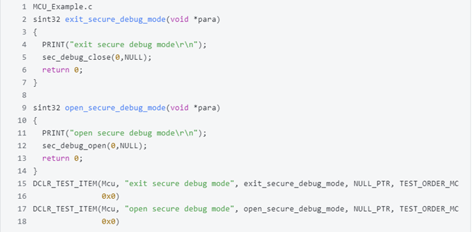 SemiDrive E3 Secure Debug 函數方式驗證