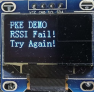 圖 8 未檢測到鑰匙