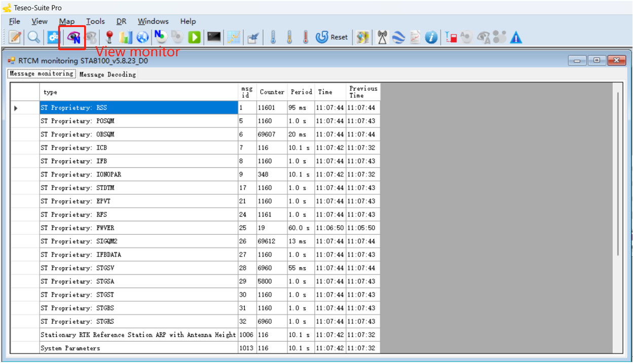 ST-GNSS上位機軟體Teseo-suite pro的常用操作