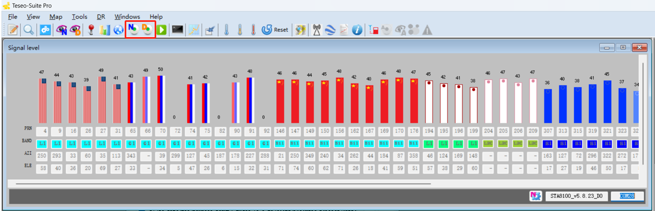 ST-GNSS上位機軟體Teseo-suite pro的常用操作