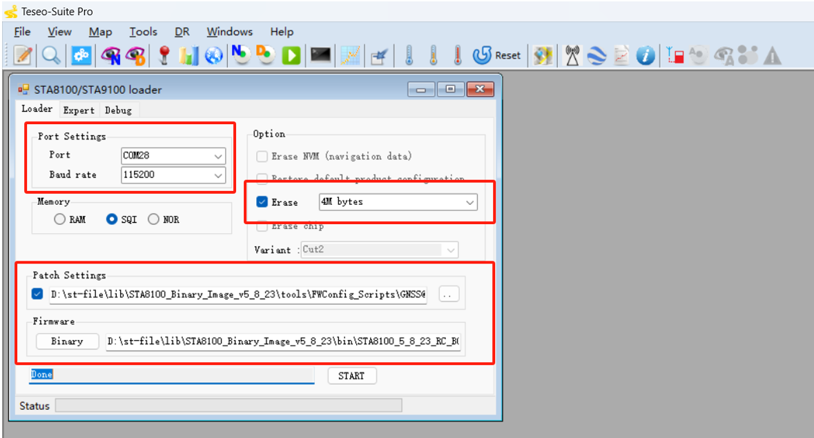 ST-GNSS上位機軟體Teseo-suite pro的常用操作