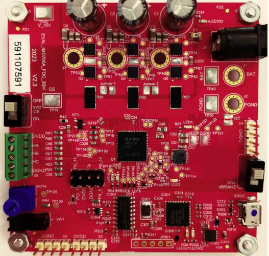 基於Infineon IMD70xA系列推出高度集成的MOTIX™電機控制器方案
