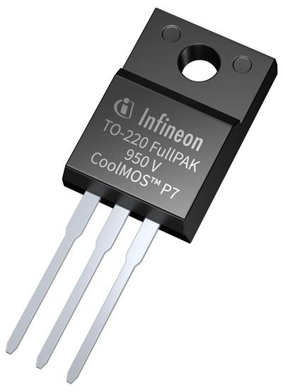 英飛凌 950 V CoolMOSTM P7 超接面 MOSFET 新產品，符合最為嚴格的設計要求：適用於照明、智慧電錶、行動充電器、筆電電源供應器、輔助電源供應器，以及工業 SMPS 應用。