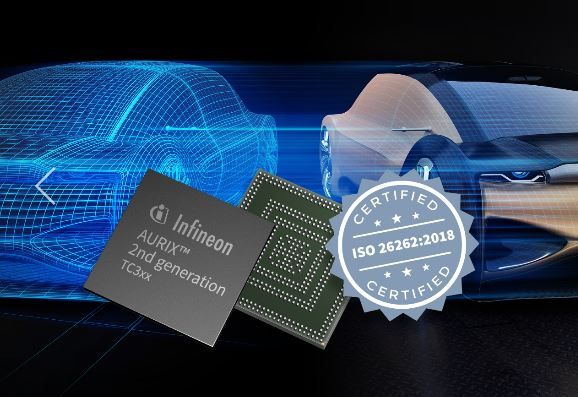 第二代 AURIX™ (TC3xx) 微控制器是全球第一款通過新版 ISO 26262 標準最高級別ASIL D 的嵌入式安全控制器。