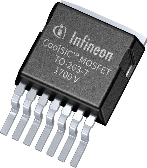 全新 1700 V CoolSiC 沟槽式 MOSFET 适用于 +12 V/0 V 闸极源极电压与一般 PWM 控制器相容的返驰式拓扑，因此，无需闸极驱动 IC，就能直接以返驰式控制器来运作。