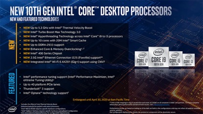 Intel第10代Core桌上型處理器- 大大通(繁體站)