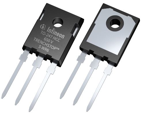 全新 650 V TRENCHSTOP™ 5 WR6 系列。此系列採用 TO-247-3-HCC 封裝，提供涵蓋 20 A、30 A、40 A、50 A、60 A 和 70 A 額定電流的產品組合。