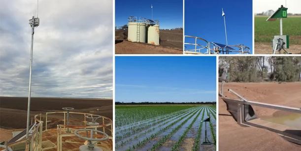 圖 1:澳大利亞客戶使用的 Milesight 智能農業灌溉系統