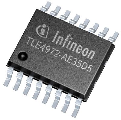 XENSIV™ TLE 4972 電流感測器整合 EEPROM 可供針對不同應用自訂感測器，並且支援高達 2 kA 的測量範圍。