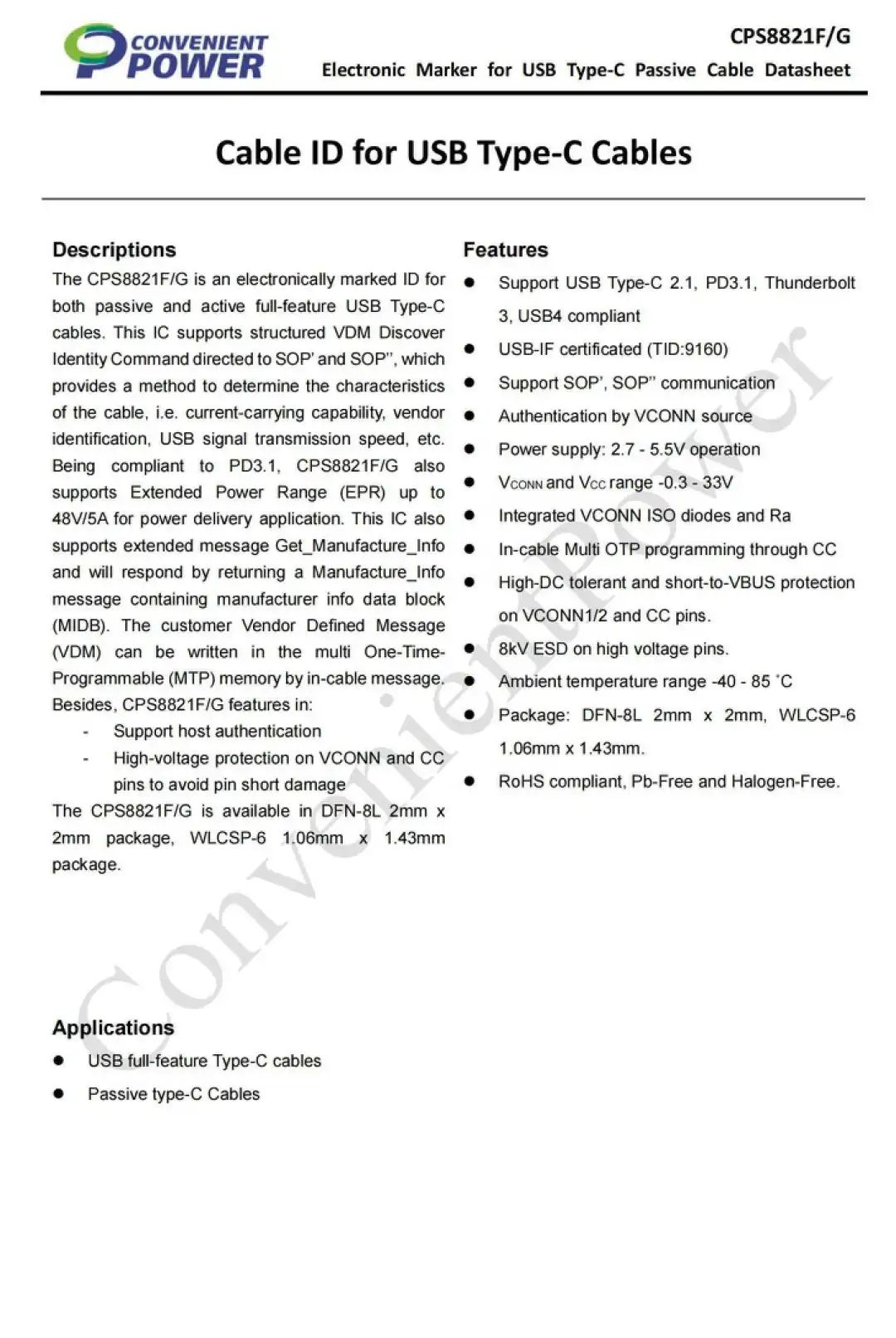 Datasheet